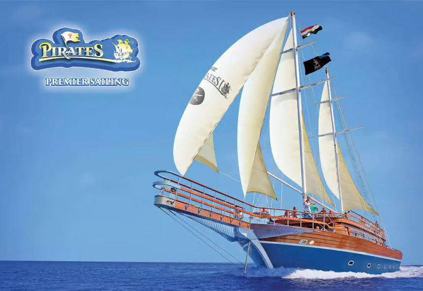 Hurghada Pirates Sailing Boat to Orange Bay