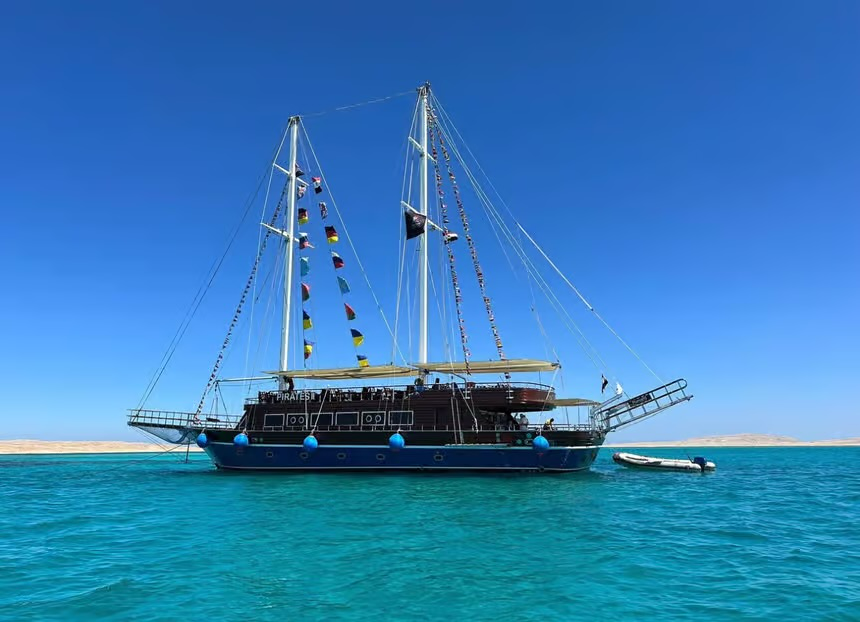 Hurghada Pirates Sailing Boat to Orange Bay