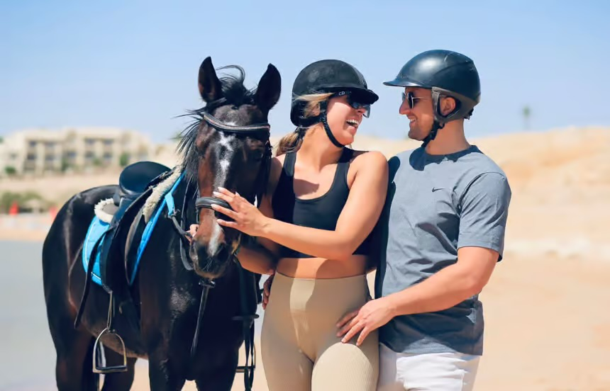Desert Horse Riding Beach Red Sea Sharm El Sheikh