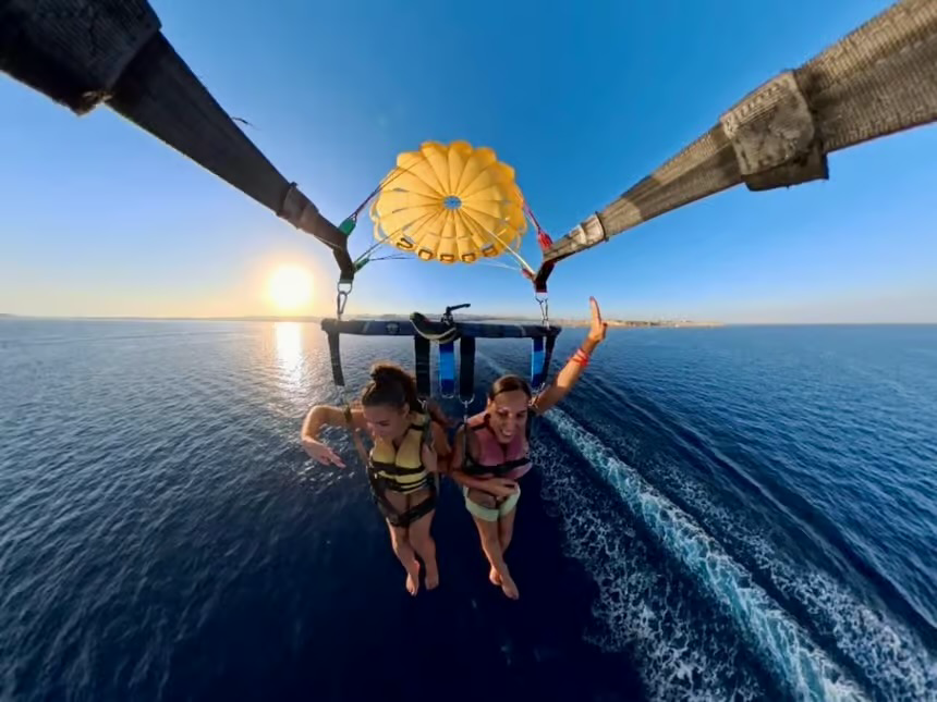 Parasailing Adventure over the Red Sea